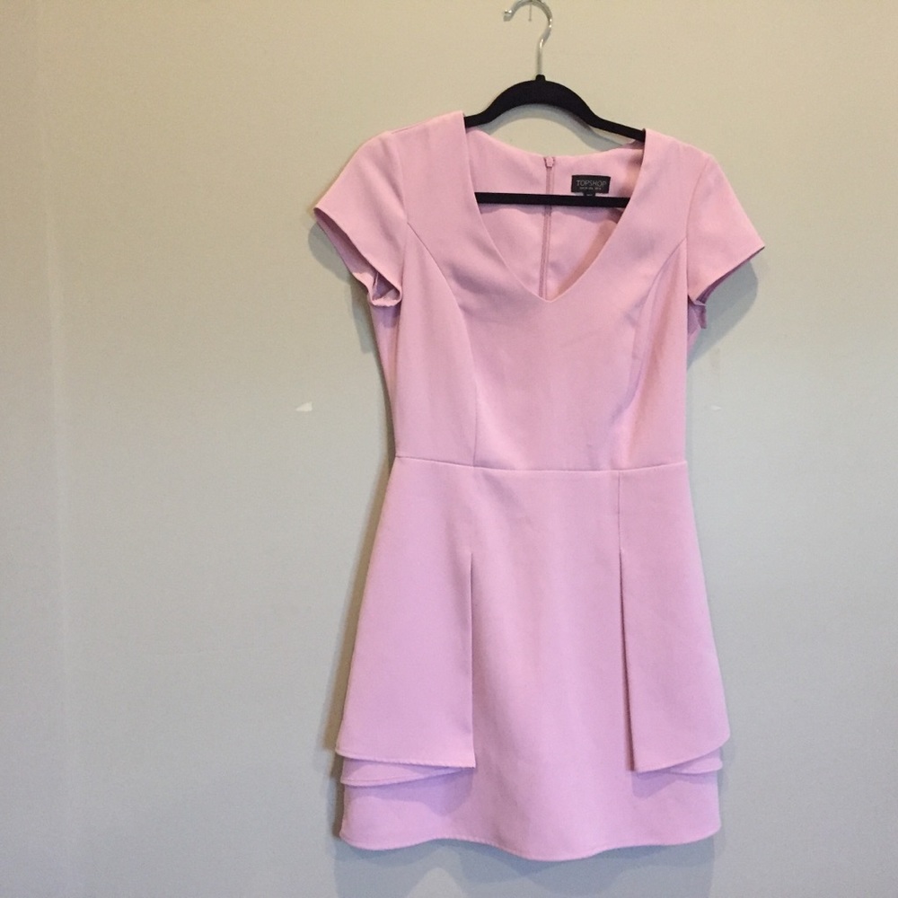Pink topshop dress women’s size 6, NWOT